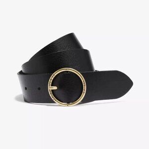 Women's Leather Circle Belt